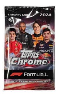 Sběratelské karty Formule F1 2024 Topps Chrome Qualifying Lap Balíček