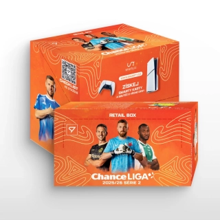 Sběratelské fotbalové karty SportZoo Chance Liga 2025/26 II. série – Retail box PŘEDPRODEJ
