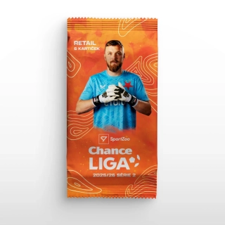 Sběratelské fotbalové karty SportZoo Chance Liga 2025/26 II. série – Retail balíček PŘEDPRODEJ
