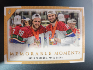 David Pastrňák, Pavel Zach  LC Memorable Moments 2024 Canvas /30 č.89