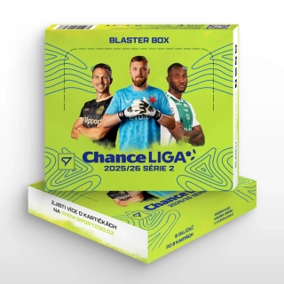 Sběratelské fotbalové karty SportZoo Chance Liga 2025/26 II. série – Blaster box PŘEDPRODEJ