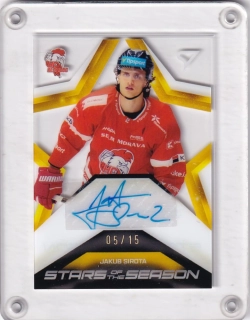 Jakub Sirota  SportZoo Play Off 2025 Stars of the Season - Gold /15 č.SS-JS
