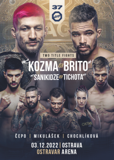OKTAGON 37 Kozma vs Brito SportZoo MMA Oktagon 2024 Posters č.OP-12