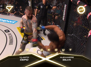 Vlasto Čepo vs. Alexandre Silva - OKTAGON 31  SportZoo MMA Oktagon 2024 3D Knockout č.KO-05