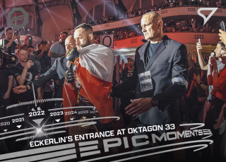 Eckerlin's entrance at OKTAGON 33 - Christian Eckerlin  SportZoo MMA Oktagon 2024 Epic Moments č.EM-09