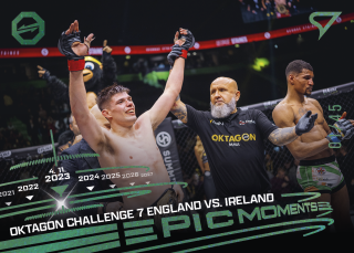 OKTAGON Challenge 7 England vs. Ireland - George Staines  SportZoo MMA Oktagon 2024 Epic Moments /45 č.EM-17