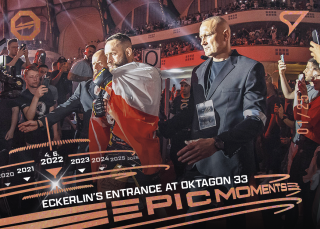 Eckerlin's entrance at OKTAGON 33 - Christian Eckerlin  SportZoo MMA Oktagon 2024 Epic Moments /25 č.EM-09