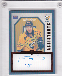 Bedřich Köhler  Goal Cards Maxa Liga 2024-25 Assistants Signature /30 č.AS-08