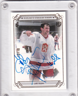 Jiří Šejba LC MS 1985 Authentic Signature White /18 č.LCs-16