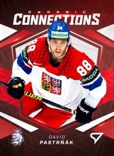  Pastrňák - Zacha SportZoo ČR Rep. 2025 Dynamic Connections 3D č.DC-10