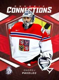  Pavelec - Neuvirth SportZoo ČR Rep. 2025 Dynamic Connections 3D č.DC-11