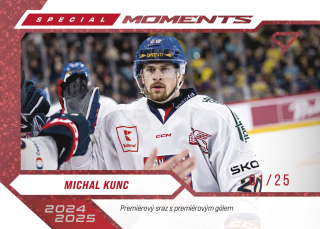  Michal Kunc SportZoo ČR Rep. 2025 Special Moments /25 č.SM-15