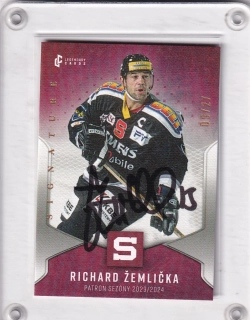 Žemlička Richard LC Sparta Patroni sezóny 2009-25 č.PS-15 Signature