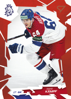 David Kämpf SportZoo Hokejové Česko 2026 Base Scarled Red č.32
