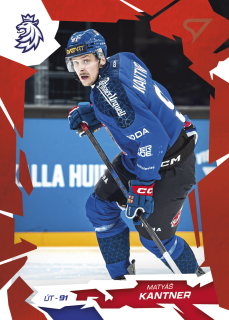 Matyáš Kantner  SportZoo Hokejové Česko 2026 Base Scarled Red č.33