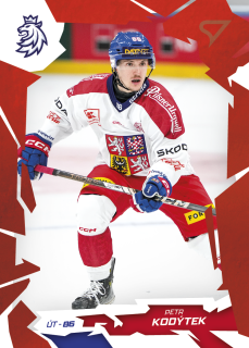 Petr Kodýtek  SportZoo Hokejové Česko 2026 Base Scarled Red č.35
