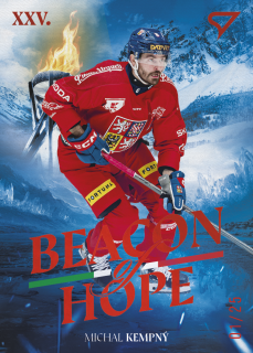 Michal Kempný  SportZoo Hokejové Česko 2026 Beacon of Hope Red /25 č.BH-08