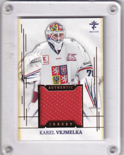 Vejmelka Karel Real Cards 2025/26 Authentic Jersey -Gold  /19 č.AJ-27