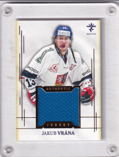 Vrána Jakub Real Cards 2025/26 Authentic Jersey -Gold  /19 č.AJ-28