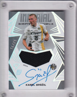 Karel Spáčil SportZoo Chance Liga 2024-25 II.série Imperial Scripted Memorabilia AUTO /25 č.