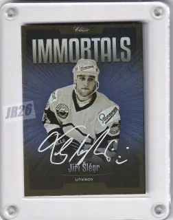 Šlégr Jiří OFS Síň Slávy 2020 Immortals Signature White x/10 č.IM-48