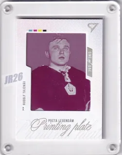 Tajcnár Rudolf B09 Pocta Legendám 2 2020 Printing Plate K 1/1 č.PP3