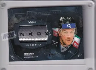 Žabka Boris OFS 2020-21 Game Used Material /2 č.GUM-BŽA