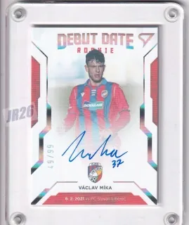 Václav Míka SportZoo 2020-21 II.série Debut Date Rookie /99 č.DR09