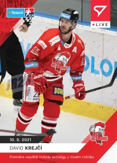 Krejčí David SportZoo Tipsport ELH 2021-22 Live /331 č.3