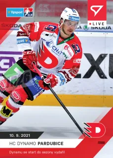 Cienciala David SportZoo Tipsport ELH 2021-22 Live /134 č.4