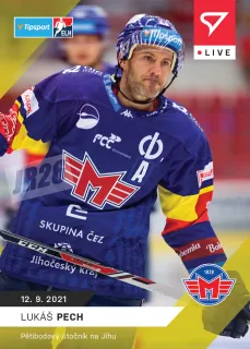 Pech Lukáš SportZoo Tipsport ELH 2021-22 Live /123 č.6