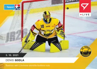 Dennis Godla SportZoo Tipsport ELH 2021-22 Live /95 č.20