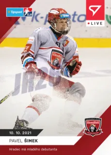 Pavel Šimek SportZoo Tipsport ELH 2021-22 Live /77 č.22