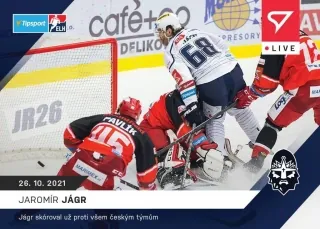 Jaromír Jágr SportZoo Tipsport ELH 2021-22 Live /215 č.32