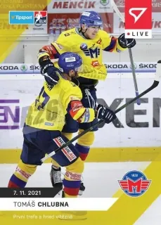 Tomáš Chlubna SportZoo Tipsport ELH 2021-22 Live /59 č.38