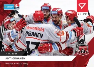 Ahti Oksanen SportZoo Tipsport ELH 2021-22 Live /74 č.40