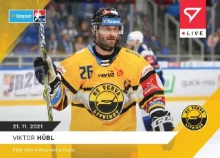 Viktor Hübl SportZoo Tipsport ELH 2021-22 Live / č.44