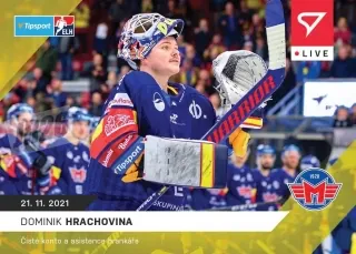 Dominik Hrachovina SportZoo Tipsport ELH 2021-22 Live /65 č.45