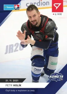 Petr Holík SportZoo Tipsport ELH 2021-22 Live / č.46