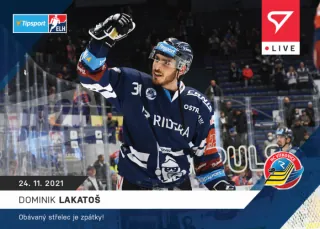 Dominik Lakatoš SportZoo Tipsport ELH 2021-22 Live /85 č.48