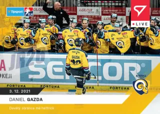 Daniel Gazda SportZoo Tipsport ELH 2021-22 Live /67 č.55