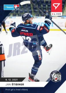 Jan Štibingr SportZoo Tipsport ELH 2021-22 Live /61 č.57