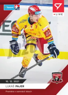 Lukáš Pajer SportZoo Tipsport ELH 2021-22 Live / č.60