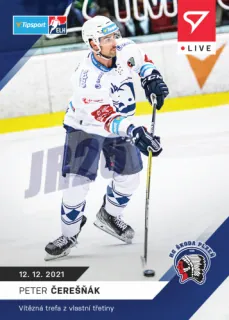 Peter Čerešňák SportZoo Tipsport ELH 2021-22 Live /68 č.61