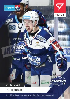 Petr Holík SportZoo Tipsport ELH 2021-22 Live /62 č.66