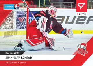 Branislav Konrád SportZoo Tipsport ELH 2021-22 Live /68 č.68