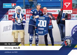 Michal Bulíř SportZoo Tipsport ELH 2021-22 Live /65 č.71