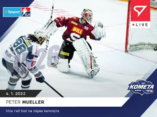 Peter Mueller SportZoo Tipsport ELH 2021-22 Live /62 č.76