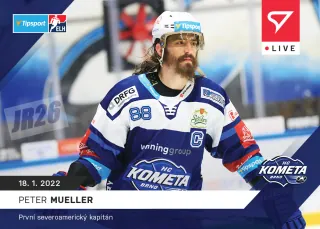 Peter Mueller SportZoo Tipsport ELH 2021-22 Live /63 č.83