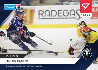 Martin Kadlec SportZoo Tipsport ELH 2021-22 Live /67 č.85